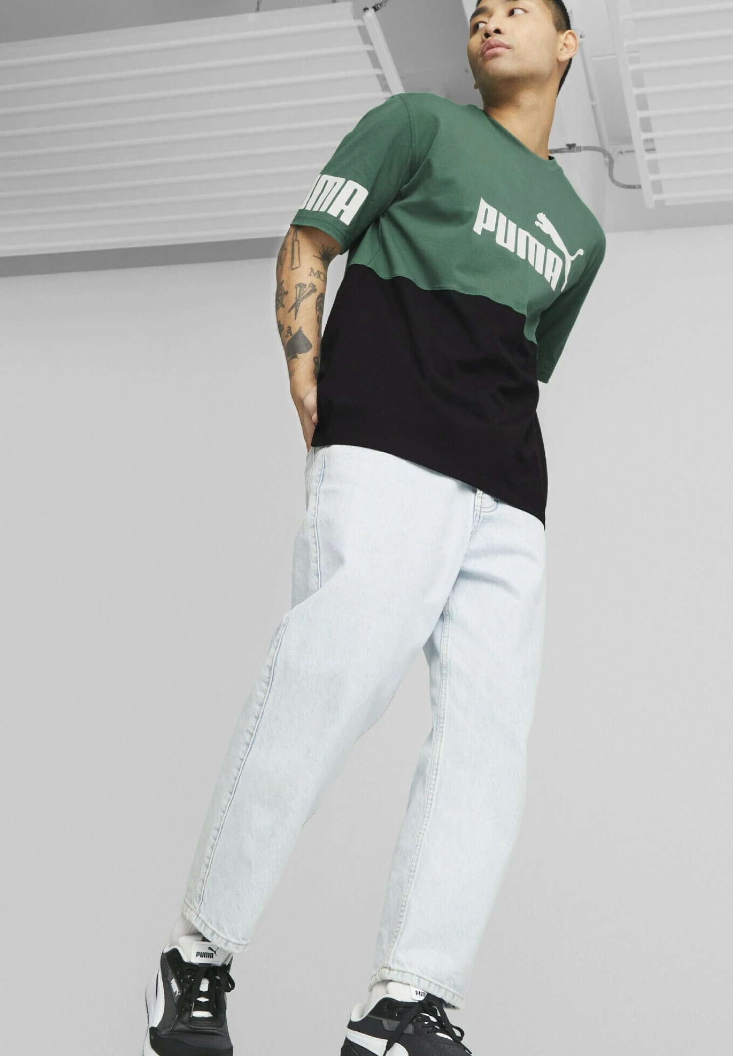 Puma Power Colorblock - Print T-Shirt - Vine 6 Puma Power Colorblock - Print T-Shirt - Vine - Image 4