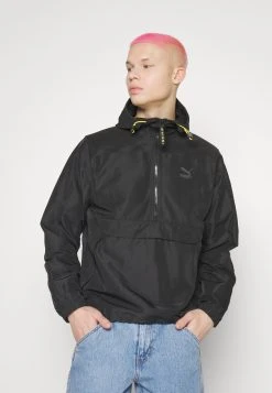 Puma Staple Anorak Jacket - Windbreaker - Black -Fashion clothing 01cfa5e688f7427781af65e6b1d75c0c