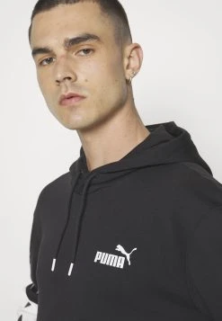 Puma Power Colorblock Hoodie - Hoodie - Black/White -Fashion clothing 0240ab1413bd4fde82b464890ac4ef0a
