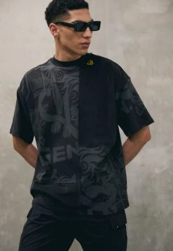 Puma Gen - Print T-Shirt - Black -Fashion clothing 027c73f5880145ef8bf643eb7aa32f1b