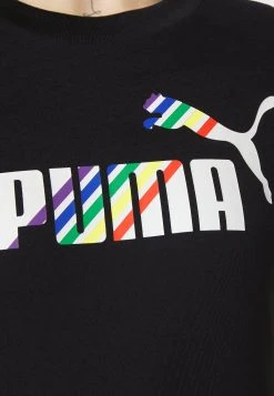 Puma Love Is Love Relaxed Tee - Print T-Shirt - Black -Fashion clothing 066e375d827f4c3097186931875310b9