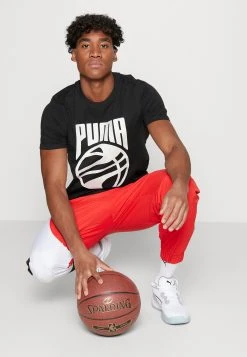 Puma Posterize Tee - Print T-Shirt - Black -Fashion clothing 0800eb1ecc254ef483846edd4e71ee5e