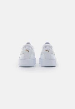Puma Carina Street - Trainers - White/Gold -Fashion clothing 09b15196e57043269bd74b676e954bed