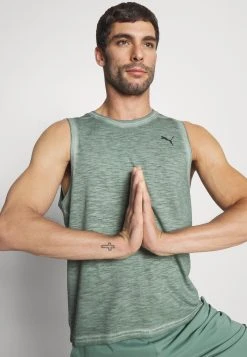 Puma Studio Foundation Wash Tank - Top - Eucalyptus -Fashion clothing 0d89753c24b744cbb6fa6fb2b2b16a1e