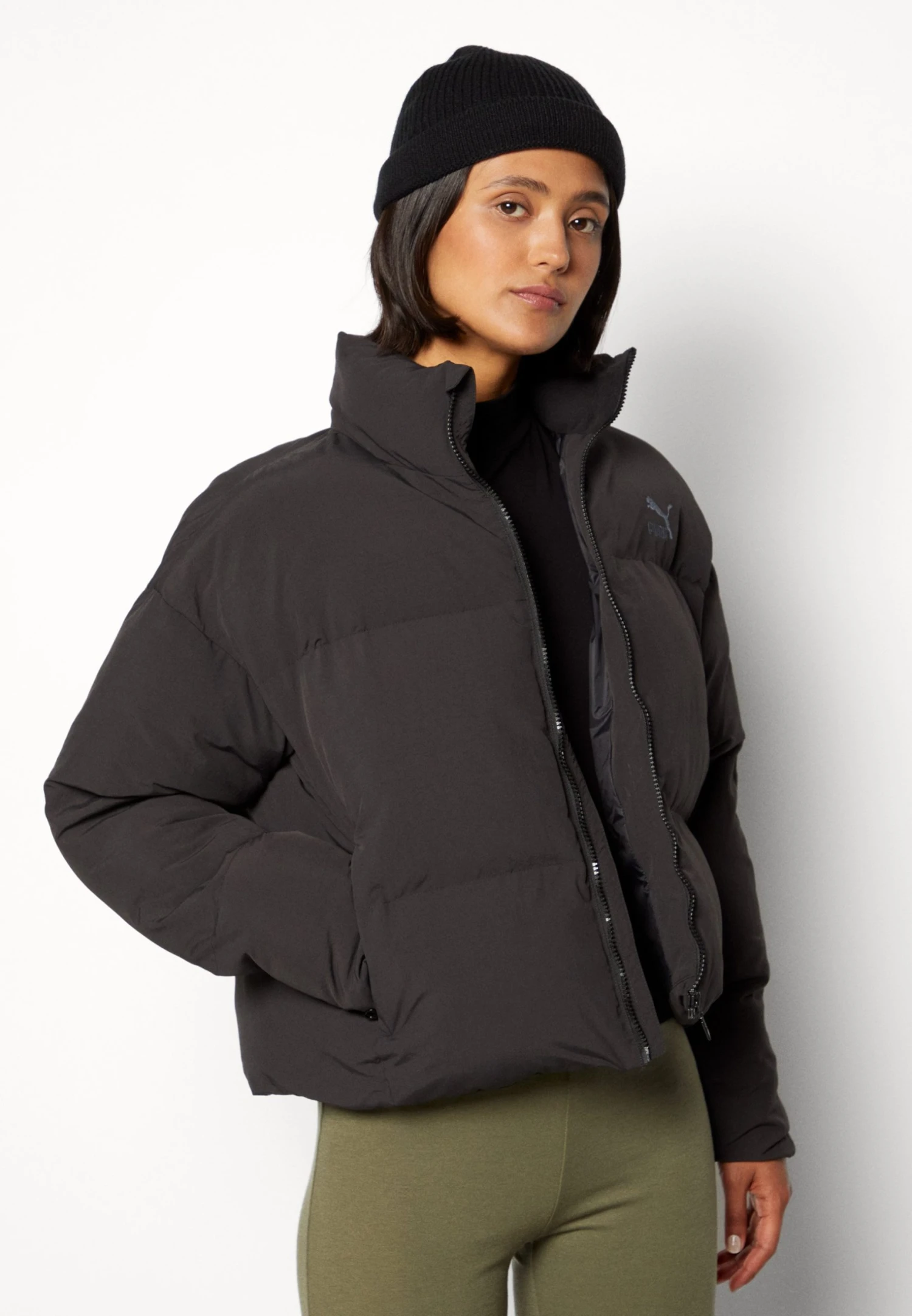 Puma Classics Oversized Short Polyball Puffer - Winter Jacket - Black 6 Puma Classics Oversized Short Polyball Puffer - Winter Jacket - Black - Image 4