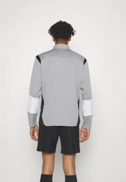 Puma King Pro 1/4 Zip - Long Sleeved Top - Concrete Gray/White -Fashion clothing 12cf10c32fbe464ca8516d22b20c696c