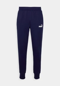 Puma Logo Pants - Tracksuit Bottoms - Dark Blue -Fashion clothing 12eef9b97d70470e989d59338a97836c