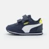 Puma St Runner Unisex - Trainers - Peacoat/Lemon Sherbert -Fashion clothing 167963dacc1742dab305419ca7265088