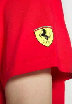 Puma Ferrari Race Big Shield Tee Heritage - Print T-Shirt - Rosso Corsa -Fashion clothing 16b2f4ce79ee48b98ca971eb1492b4a7