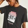 Puma Graphics Café Tee - Print T-Shirt - Black -Fashion clothing 172e587beb1e4066b0c37b5f1c0b24cb