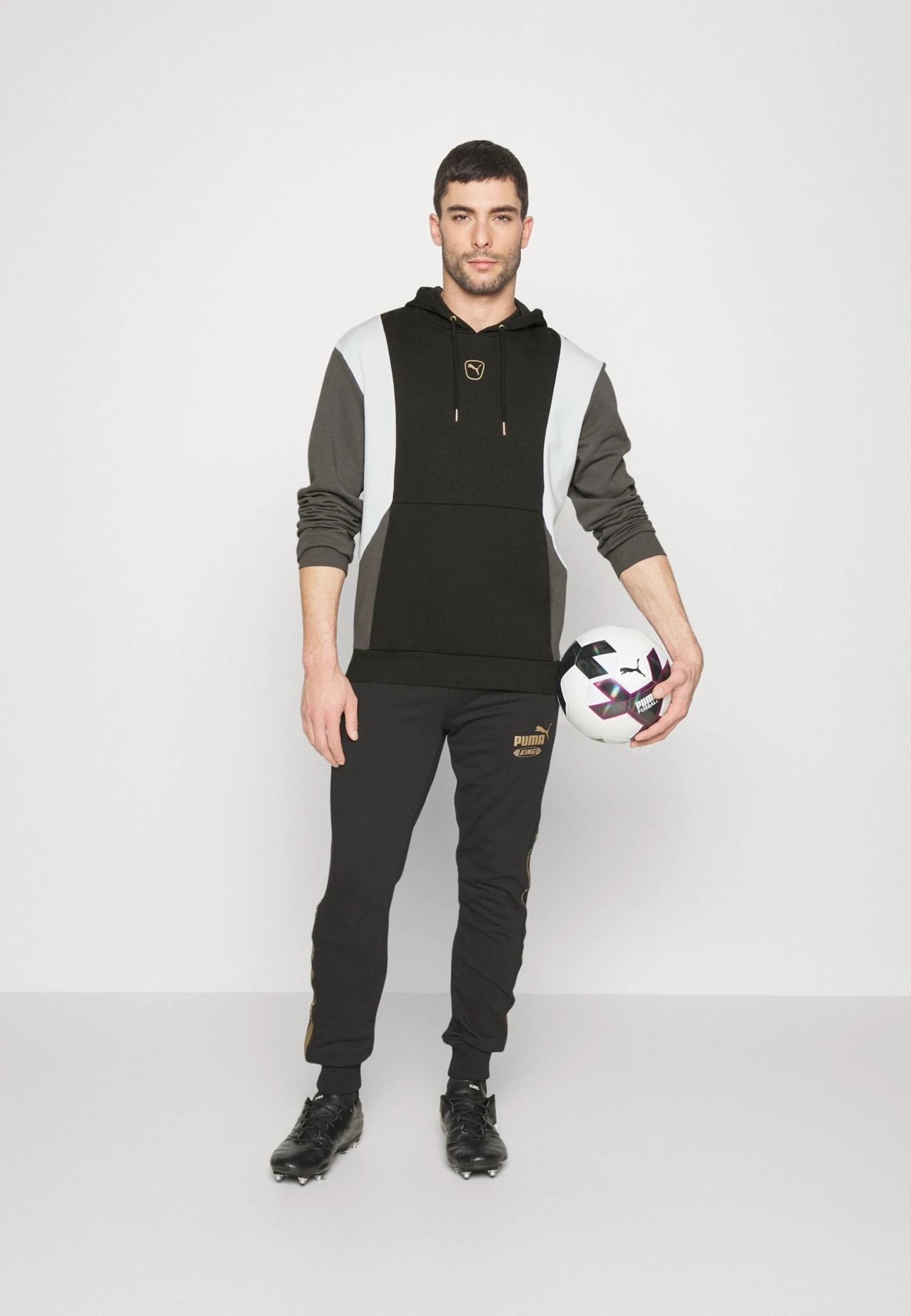 Puma King Hoody - Hoodie - Black-Shadow/Gray-White 4 Puma King Hoody - Hoodie - Black-Shadow/Gray-White - Image 2