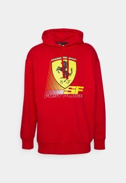 Puma Ferrari Race Big Shield Hoodie - Hoodie - Rosso Corsa -Fashion clothing 196d9eb55d864dad8a60bbd91baf7d65