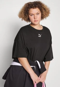 Classics Tee Dress Plus - Jersey Dress - Puma Black -Fashion clothing 198d28f91b62434da37c0a1dfebf187d