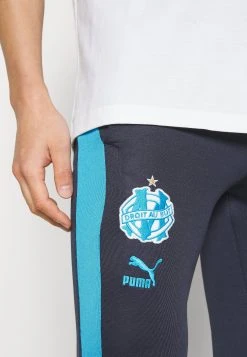 Puma Olympique De Marseille Ftblheritage T7 Track Pants - Club Wear - French Night/Bleu Azur -Fashion clothing 1991f3493ffe487f9ad6373244a4d8b0