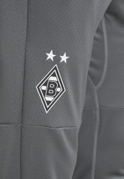 Puma Borussia Mönchengladbach Training Pants - Club Wear - Flat Medium Gray/White -Fashion clothing 1b7412b60fa5481e88636f2506f2ac5d