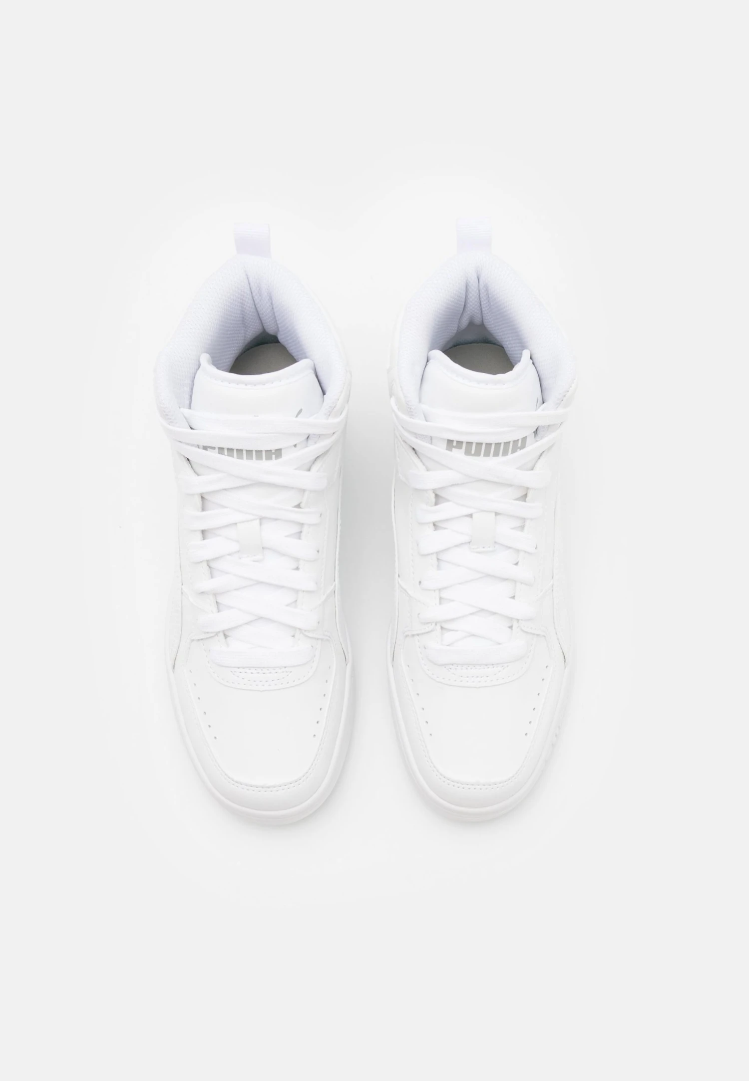 Puma Rebound Unisex - High-Top Trainers - White/Limestone 6 Puma Rebound Unisex - High-Top Trainers - White/Limestone - Image 4