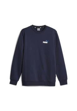 Puma Small Logo Crew - Sweatshirt - Navy -Fashion clothing 1c9fa2ccd6884982b8dd60ba7cad3d49