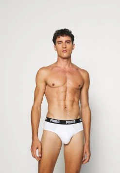 Puma Basic Brief 2 Pack - Briefs - White/Black