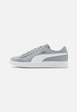 Puma Smash Unisex - Trainers - Quarry/White/Team Gold