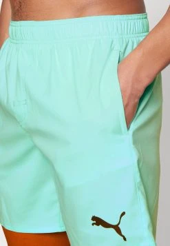 Puma Swim Men Mid Shorts - Swimming Shorts - Electric Mint -Fashion clothing 1fe1f71e04c742908fd8818bec319b74