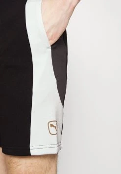 Puma King - Sports Shorts - Black/Shadow Gray/White -Fashion clothing 217a6ab7f43b4d77aa0f69e69283dc70