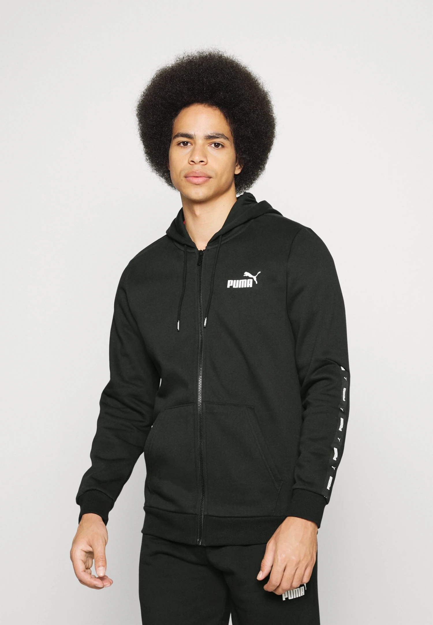 Puma Zip-Up Sweatshirt - Black 3 Puma Zip-Up Sweatshirt - Black
