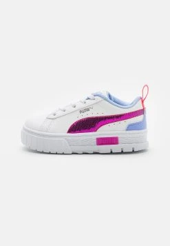 Puma Mayze Glitzy Unisex - Trainers - White/Elektro Purple/Electric Orchid