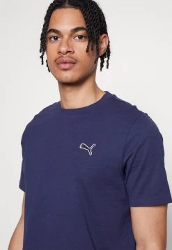 Puma Better Essentials Tee - Basic T-Shirt - Navy -Fashion clothing 254cc9e699f04a3cb108c7f408b42cf2