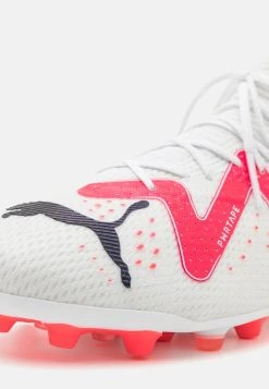 Puma Future Ultimate Mg - Moulded Stud Football Boots - White/Black/Fire Orchid -Fashion clothing 25e800dc920f4c78b02f2cb2d4085c1b