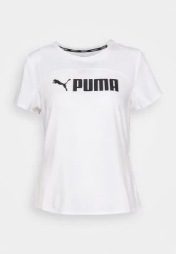 Puma Logo Ultrabreathe Tee - Sports T-Shirt - White -Fashion clothing 2691a62436ce4e429ec2ce6d97425cc1