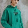 Puma Downtown Graphic Hoodie- Sweatshirt - Green -Fashion clothing 26cfe140e31048cfbe92167f5dedb05c