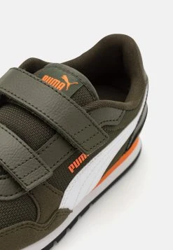 Puma St Runner Unisex - Trainers - Khaki/Orange -Fashion clothing 296b39dbd33848b8af37a00bba4d8f44