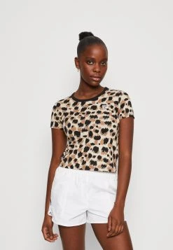 Puma DowntownSlim Tee - Print T-Shirt - Granola