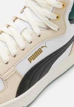 Puma Caven 2.0 Mid Jr Unisex - Trainers - White/Black/Alpine Snow/Malachite/Gold -Fashion clothing 3045c60746b442288b920f56307f9888