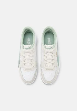 Puma Carina Street Jr - Trainers - White/Green Fog/Vapor Gray -Fashion clothing 31cfa03cde024108ab9546ca8ff780bc