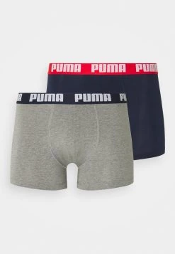 Puma Basic 2 Pack - Pants - Blue/Grey Melange
