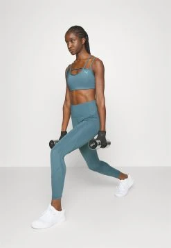 Puma Pamela Reif Strap Bra - Light Support Sports Bra - Green -Fashion clothing 32f1910c99fe4c17ae56286329254711