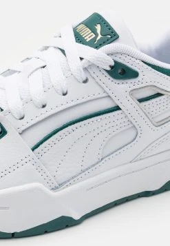 Puma Slipstream Jr Unisex - Trainers - White/Varsity Green -Fashion clothing 33630506ec9b409380ee8d4008d75dce