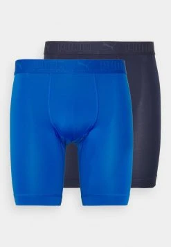 Puma Sport Long Boxer 2 Pack - Pants - Blue Combo