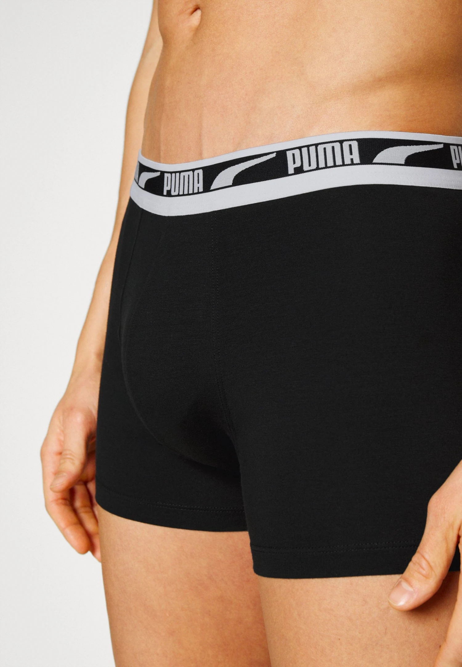 Puma Men Multi Logo Boxer 2 Pack - Pants - Black 7 Puma Men Multi Logo Boxer 2 Pack - Pants - Black - Image 5