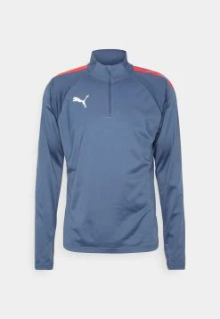 Puma Teamliga 1/4 Zip - Long Sleeved Top - Inky Blue/Fire Orchid 14 Puma Teamliga 1/4 Zip - Long Sleeved Top - Inky Blue/Fire Orchid -Fashion clothing 363a2b26320d4f7aa6866e13a28942cb