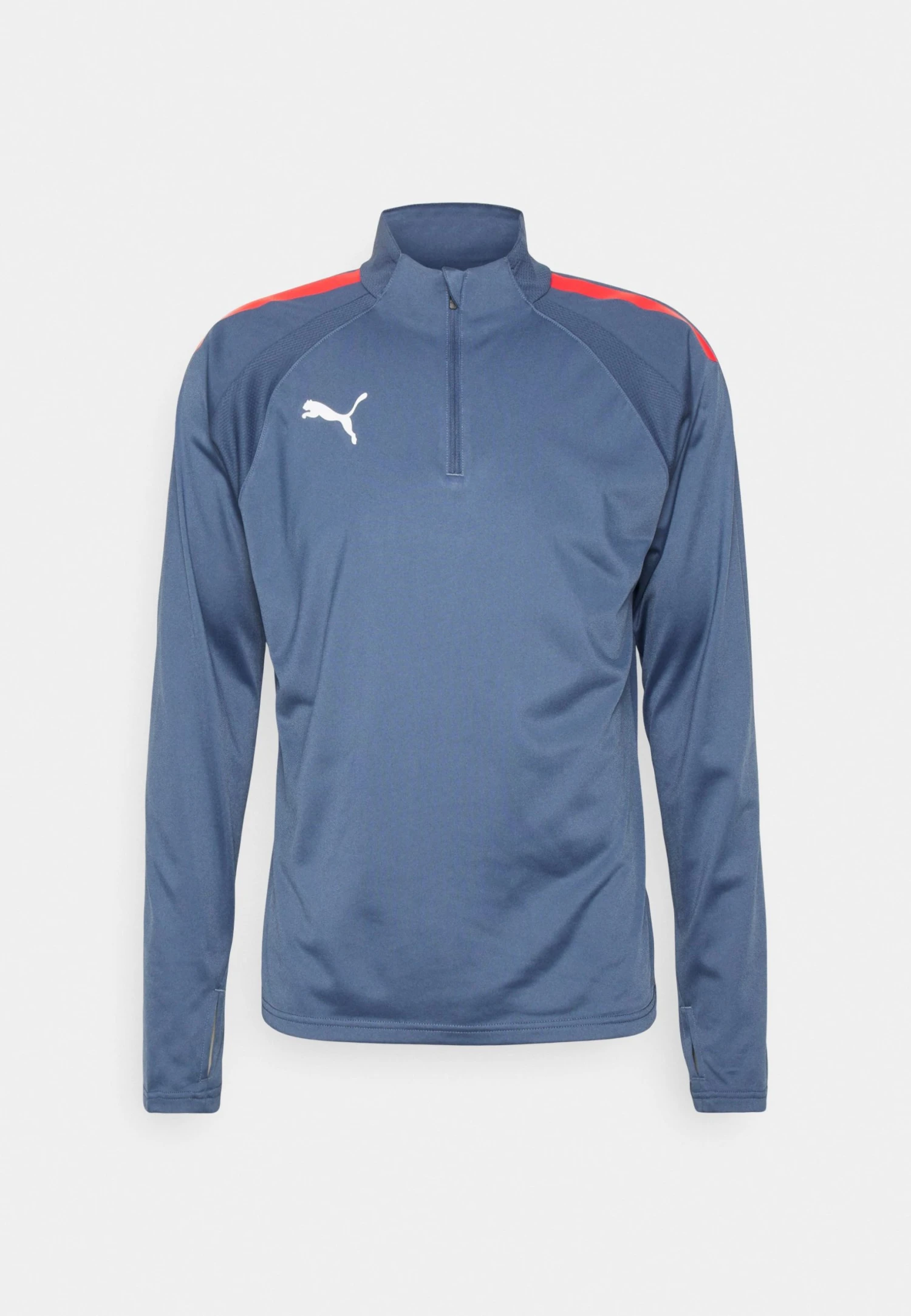 Puma Teamliga 1/4 Zip - Long Sleeved Top - Inky Blue/Fire Orchid 8 Puma Teamliga 1/4 Zip - Long Sleeved Top - Inky Blue/Fire Orchid - Image 6