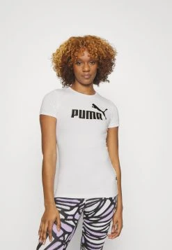 Puma Ess Slim Logo - Print T-Shirt -White