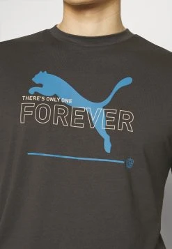 Puma Better Relaxed Graphic - Print T-Shirt - Flat Dark Gray -Fashion clothing 38b143735d5f4475bf65fa0cb2b0311a