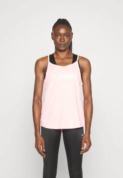 Puma Fit Fashion Ultrabreathe Allover Tank - Top - Koral Ice/White -Fashion clothing 38fe0a6339c74b54a6c6ca1c219ef9b2