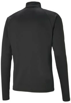 Puma Teamliga 1/4 Zip - Long Sleeved Top - Black-White -Fashion clothing 3993d2df4af243bb88eaa7318e6964da