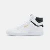 Puma Shuffle Mid Unisex - High-Top Trainers - White/Black/Team Gold