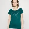 Puma Train Favorite Cat Tee - Sports T-Shirt - Varsity Green -Fashion clothing 3d7d23ca2c1d4110b7493836c089539f