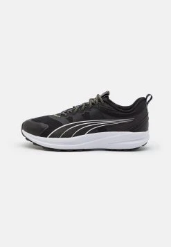 Puma Redeem Pro Trail - Neutral Running Shoes - Black/Yellow Blaze