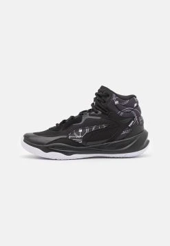 Puma Playmaker Pro Mid Courtside - Basketball Shoes - Black/White